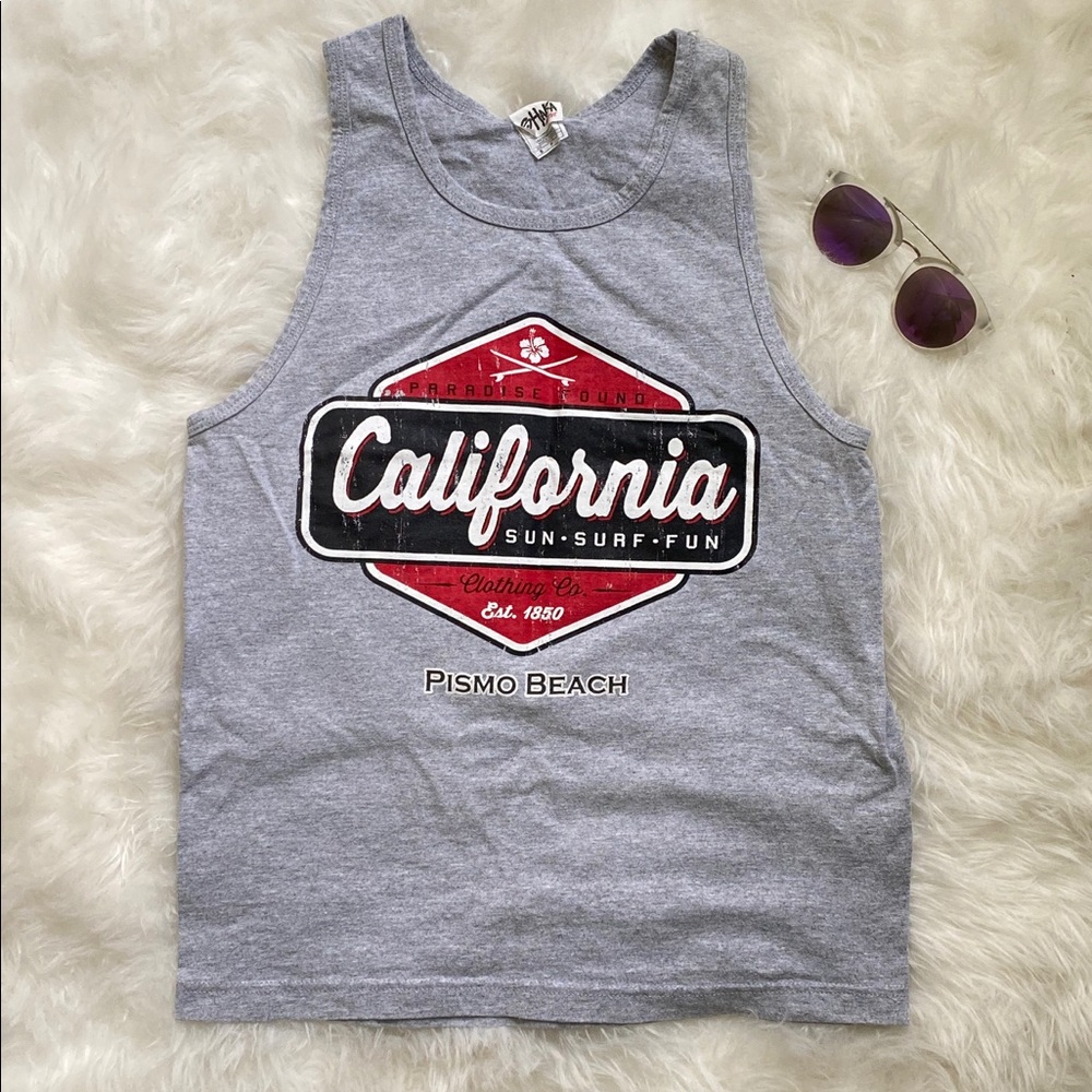 Gray Shaka Active Tank Top